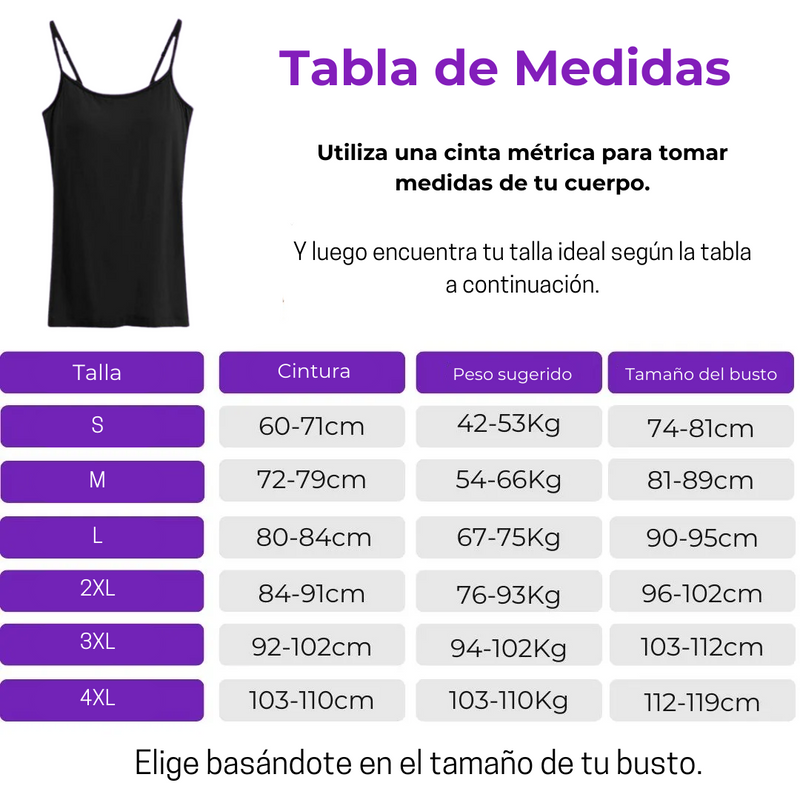 Camiseta de Confort con Sujetador Incorporado y Tela Transpirable - (COMPRA 2 y OBTÉN 5)